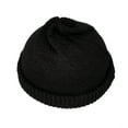 thumbnail image 2 of WITHMOONS Watch Cap Beanie Paper Straw Cotton Docker Harbour Hat KR51261 (Black), 2 of 4