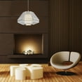 thumbnail image 5 of Transitional 1-Light Large Pendant with Frosted Glass 8 inches Pendants-Chrome Finish Bailey Street Home 79-Bel-2041415, 5 of 6