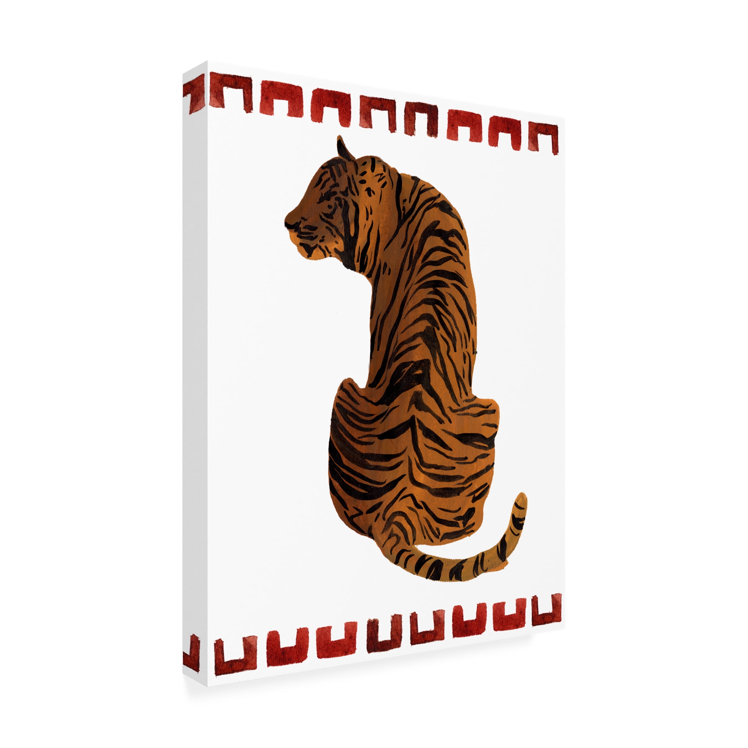 Melissa Wang 'Asian Tiger I' Canvas Art