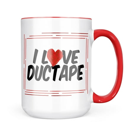 

Neonblond I Love Ductape Mug gift for Coffee Tea lovers