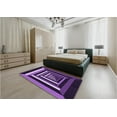 thumbnail image 4 of Ahgly Company Indoor Rectangle Patterned Tyrian Purple Area Rugs, 7' x 9', 4 of 6