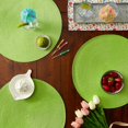 thumbnail image 4 of Juego de manteles individuales DII Classic Woven Tabletop Collection, color lima, 6 unidades, 4 of 9