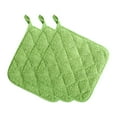 thumbnail image 4 of Wmool Thiened Cotton Square Placemats DII Mint Terry Potholder F1, 4 of 9