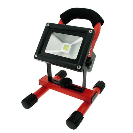rechargeable led light 10w lamp water flood techno cordless resistant portable spot bright ultra earth walmart