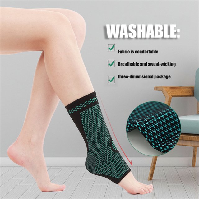 VONKY Pack of 2 Brace Sweat-absorbing Non-slip Sports Compression Protective Running Cycling Support M