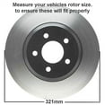 thumbnail image 5 of Detroit Axle - Front Brake Rotors for Chevrolet Malibu Camaro Impala Equinox Buick LaCrosse Regal GMC Terrain Saab 9-5 Disc Brake Rotors Replacement : 12.64" inch Rotor, 5 of 8