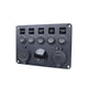 thumbnail image 5 of Panel de Interruptores Speravity 5 Gang Dual USB Antioxidante Resistente al Calor Verde, 5 of 6