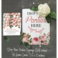 thumbnail image 4 of Inkdotpot Bridal Shower Game 1 Sign+ 30 Size CardsWhite Floral Girls Night Out Bachelorette Party Drop Your Panties Game, 4 of 6