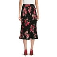 thumbnail image 3 of Nine.Eight Women's High-Waisted Midi Swing Skirt, 3 of 5