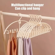 Clothes Hangers, Sweater Hangers No Shoulder Bump, Plastic Non Slip Heavy Duty Coat Hangers for Closet Organizers, Multi Hanger, Storage Space Saving Shirt Hanger, for Suits Dresses Jackets Shirt
