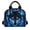 Blue Flame Wolf Pattern, variant on HUIACONG Thermal Lunch Tote with Fiery Wolf Print, Lunch Cooler Bag Aluminum Film Material for Office Camping and Daily Use
