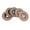 MIX, variant on 10pcs 4inch x 16mm P60-240 Abrasive Flap Disc T27 Angle Grinder Polishing Wheel for Metal Wood Plastic Grinding