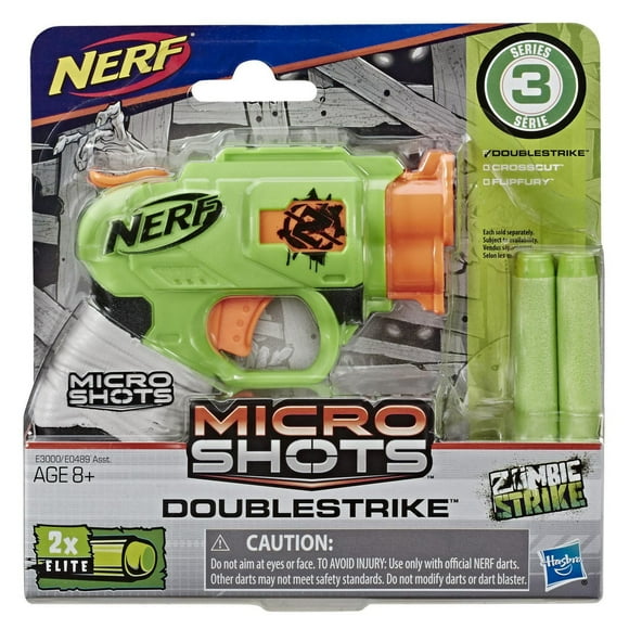 Nerf MicroShots Zombie Strike - Minifoudroyeur DoubleStrike