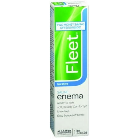 Fleet Enema Laxative 4.5oz. 19g EACH