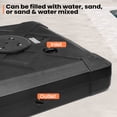 thumbnail image 3 of Pellebant  220 lbs Patio Cantilever Umbrella Base with Wheels - N/A Black, 3 of 9