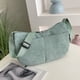 thumbnail image 4 of Bolso bandolera de franela para mujer | Bolso de hombro de poliéster lavable - Mochila bandolera informal - Varios colores - Diseño ligero y duradero | 11,8 x 7,8 pulgadas | Bolso de viaje portátil, 4 of 6