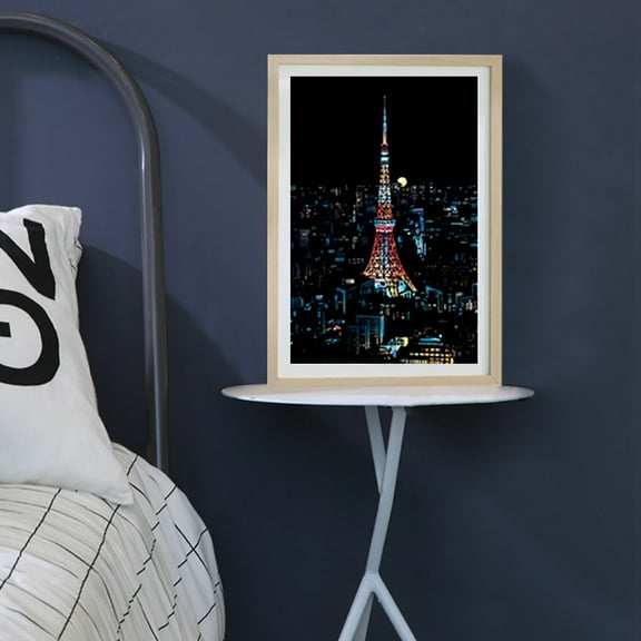 HJJLRH Magic Scratch Art Paper, Rainbow Night View Scratchboard for Adults and Kids, Art & Crafts, Sheets Scratch Cards