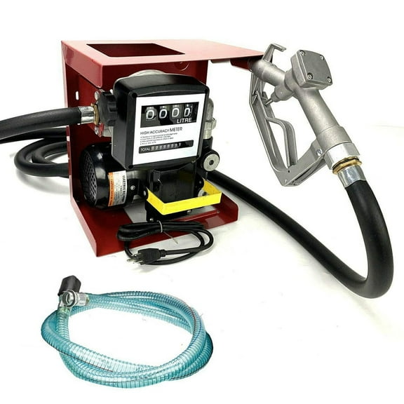 110V Fuel Transfer Pump Diesel Gas Kerosene Car Tractor Truck Oil Commercial