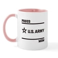thumbnail image 2 of CafePress - Proud Army Mom Black Mugs - 11 oz Ceramic Mug - Novelty Coffee Tea Cup, 2 of 6