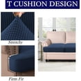 thumbnail image 4 of Housse de Coussin Extensible pour Canapé 1 Pce (1 Ivoire), 4 of 7