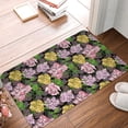 thumbnail image 4 of Gukieu Colorful Roses Print Dust-proof Floor Mats, Water-absorbent and Non-slip Flannel Door Mats 16x24in, Home Decoration Suitable for Kitchen, Bathroom, Garage, 4 of 7