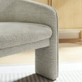 thumbnail image 4 of Modway Greer Boucle Fabric Upholstered Accent Armchair in Parchment, 4 of 9