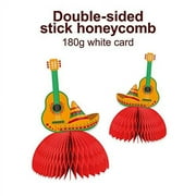 6 Pcs Mexican Honeycomb Table Centerpieces Cinco De Mayo Fiesta Honeycomb Table Party Decorations Mexican Theme Party Centerpiece Party Photo Props