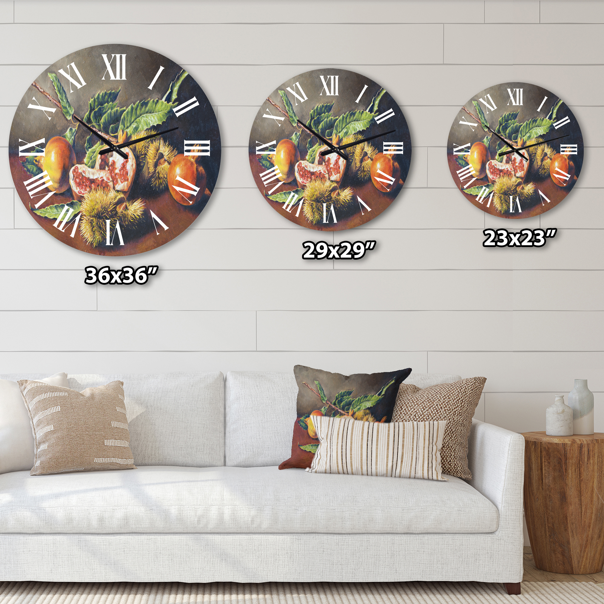 Designart 1 in Quartz Traditional Wall Clock