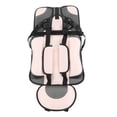 thumbnail image 2 of Asiento de seguridad para niños, asiento portátil para coche, plegable, con correa ajustable, accesorios de viaje, asiento protector, color rosa, 2 of 14
