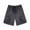 Grey, variant on Bcfgryg Men Drawstring Casual Sports Shorts Solid Surfing Beach Pants Men's Cargo Shorts With Pockets Black L