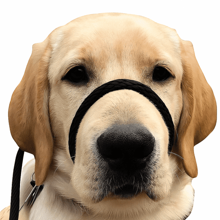 "Not So Fast Rover" One Size Fits All No Pull Head Halter (Black)