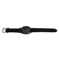 thumbnail image 1 of Reloj De Cuarzo Informal Para Hombres, Reloj Para Hombres Con Correa De Cuero De PU, Espejo Transparente, Fácil De Leer Para Viajar, 1 of 7