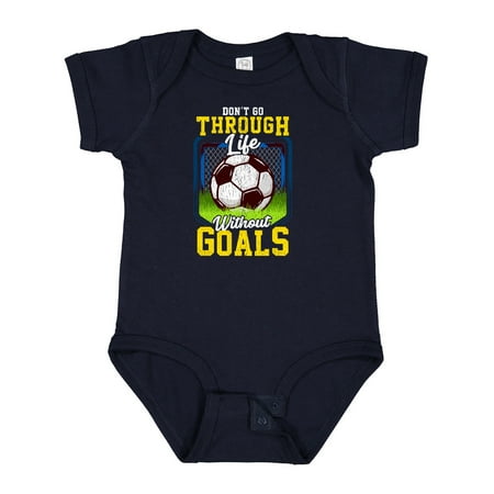 

Inktastic Soccer Funny Goals Gift Baby Boy or Baby Girl Bodysuit