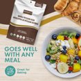 thumbnail image 4 of Rootalive Organic Whole Husk Psyllium 454g (1lbs), Source of Fibre, Raw, Vegan, Gluten-Free, Unflavored, Plant-Based, Ideal for Baking, Oatmeal and Granola, 4 of 6