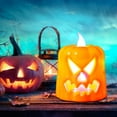 thumbnail image 5 of Halloween Pumpkin Candle Light,Halloween Orange Flameless Candle Lights,LED Lamps Festival Decor Light for Halloween Party,Halloween flameless candles light for Party Table Home Spooky Decor, 5 of 5