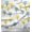 Yellow, variant on Soimoi Polyester Crepe Fabric Tree Block Decor Fabric Printed Yard 42 Inch Wide