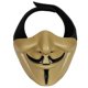 thumbnail image 5 of Accesorios de máscara de media cara V Halloween Half Marks Halloween Party Cosplay Props JShteea El nuevo, 5 of 9