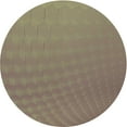 thumbnail image 1 of Ahgly Company Machine Washable Indoor Round Transitional Bullet Shell Brown Area Rugs, 7' Round, 1 of 7