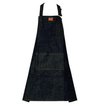JWDX Apron Sleeve Clearance! One Opening Adults Apron Adjustable Housekeeping Denim Apron with Pocket Cooking Accessories for Women Men, Lady Apron Promotion Include 1Pc Apron