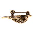 thumbnail image 3 of Broche de cristal Sunnimix ramo nupcial de boda Broche de aves antiguas de oro, 3 of 7