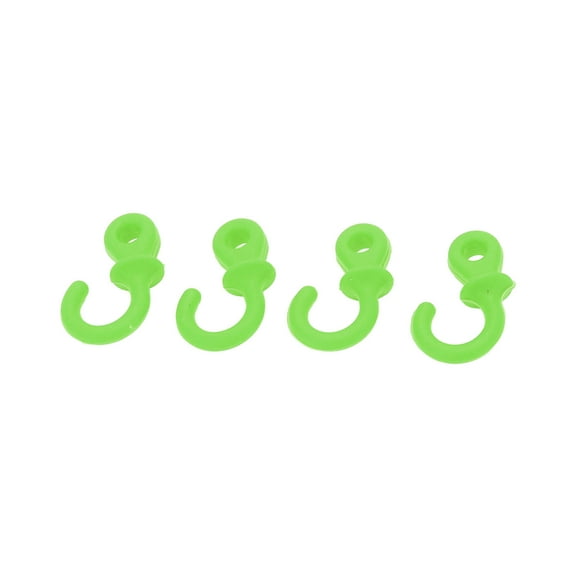 4Pcs Archery Bow String Silencers Monkey Tail Compound Bow String Stabilizer Shock Absorption for Ourdoor TrainingGreen