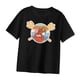 thumbnail image 3 of Camiseta de mujer Tops de manga corta Tops negros con cuello redondo para uso diario deportivo Yuyangstore Camiseta para mujer, 3 of 8