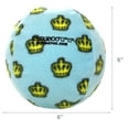 thumbnail image 6 of Mighty Ball Large Blue Durable Squeaky Plush No Stuff Dog Toy, 6 of 8