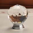 thumbnail image 2 of Poignées de Cabinet en Verre Cristal Boule Poignées de Garde-Robe, 2 of 8