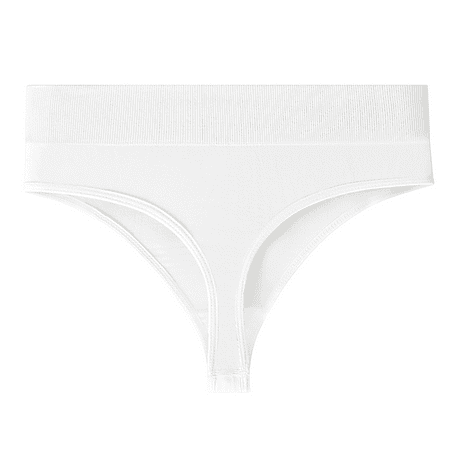 Fulorrnie Underwear for Women Comfort Hipster Breathable Seamless Panties Briefs Banded Waist Moisture Wicking Panty White XXL