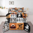 thumbnail image 2 of Erosebridal Kids Cowboys Bedding King Comforter Set, Western Boot Down Comforter, Rustic Farmhouse Decor, Reversible 3pcs, 2 of 8