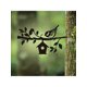 thumbnail image 1 of 1pc Bird & Branches Metal Garden Decor Stake, Black Bird Shaped Statue Stake For Home Garden Yard Outdoor Decoration, 1 of 4