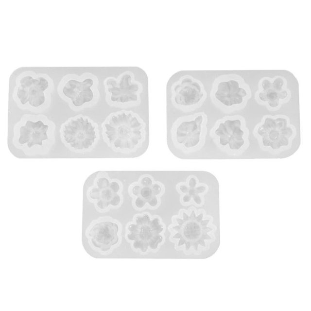 3 uds moldes de margaritas YONGSHENG molde de silicona