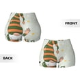 thumbnail image 5 of Picia Gnome Holding A Pumpkin Printed Workout Shorts for Women Seamless Scrunch Butt Lifting High Waisted Yoga Gym Booty Running Moisture-wicking Short Pants-Medium, 5 of 9