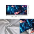 thumbnail image 4 of Jjayotai Blue Whale Beach Towel, 29 x 59 inches (75 x 150cm) Quick Dry Soft and Absorbent Travel Swim Bath Shower Towel (29 in x 63 in, Jellyfish), Suit for Bathroom Spa Gym Yoga Swim Travel, 4 of 9